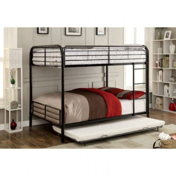 Brocket Full/Full Bunk Bed CM-BK1035F-BK BY Furniture of America 9