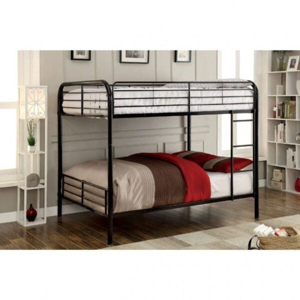 Brocket Full/Full Bunk Bed CM-BK1035F-BK BY Furniture of America 10