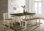 Jamestown Counter Ht. Bench CM3487PBN BY Furniture of America 8
