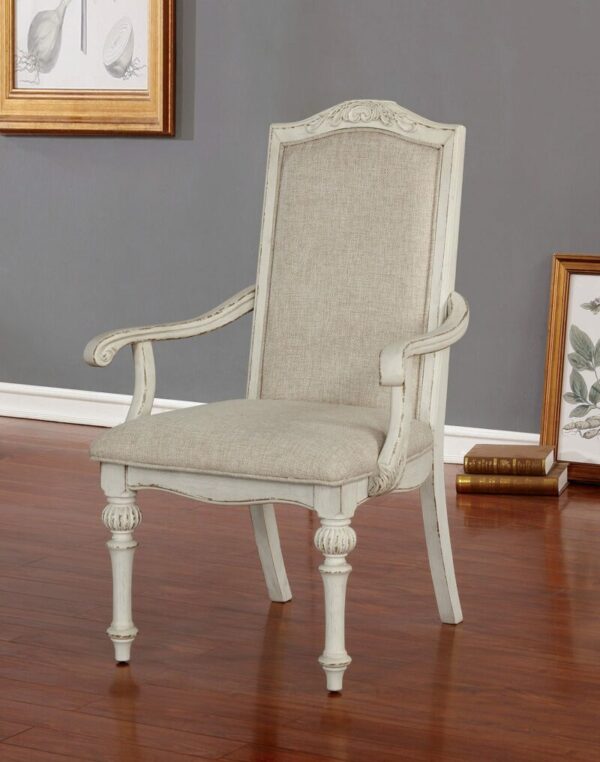 Arcadia Arm Chair CM3150WH-AC BY Furniture of America 8