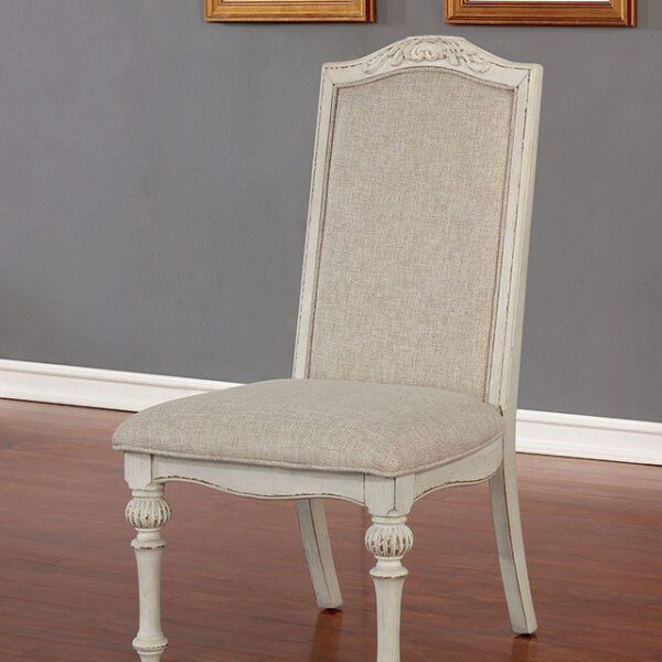 Arcadia Side Chair (2/Ctn) CM3150WH-SC BY Furniture of America 6