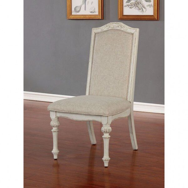 Arcadia Side Chair (2/Ctn) CM3150WH-SC BY Furniture of America 7
