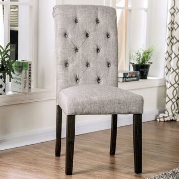 Alfred Side Chair (2/Ctn) CM3735LG-SC BY Furniture of America