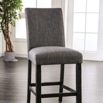 Brule Counter Ht. Side Chair (2/Ctn) CM3736GY-PC BY Furniture of America