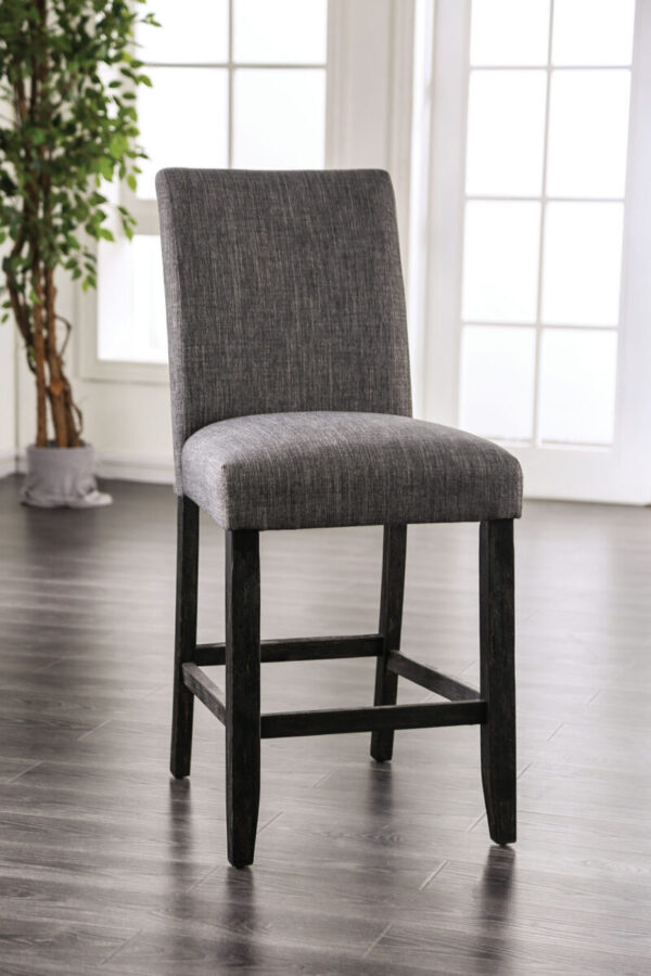 Brule Counter Ht. Side Chair (2/Ctn) CM3736GY-PC BY Furniture of America 10