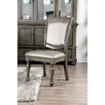 Alpena Side Chair (2/Ctn) CM3350GY-SC-2PK BY Furniture of America 12