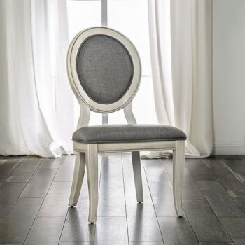 Kathryn Side Chair (2/Ctn) CM3872WH-SC-2PK BY Furniture of America