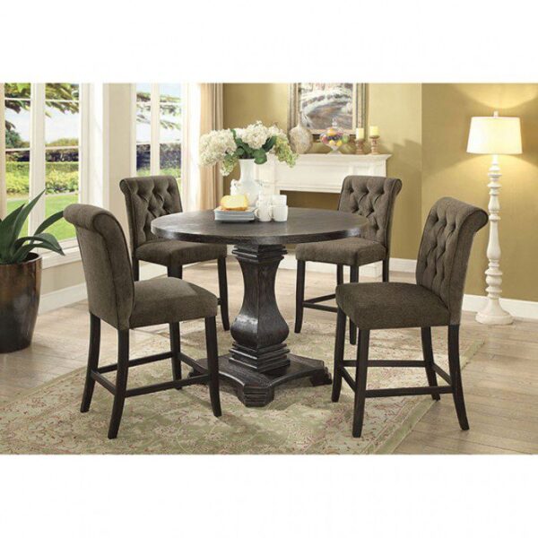 Izzy Counter Ht. Chair (2/Ctn) CM3564GY-PC-2PK BY Furniture of America 6