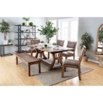 Gianna Wooden Bench CM3829BN-W BY Furniture of America 11