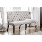 Sania 3-Seater Love Seat Bench CM3324BK-BNL BY Furniture of America 10