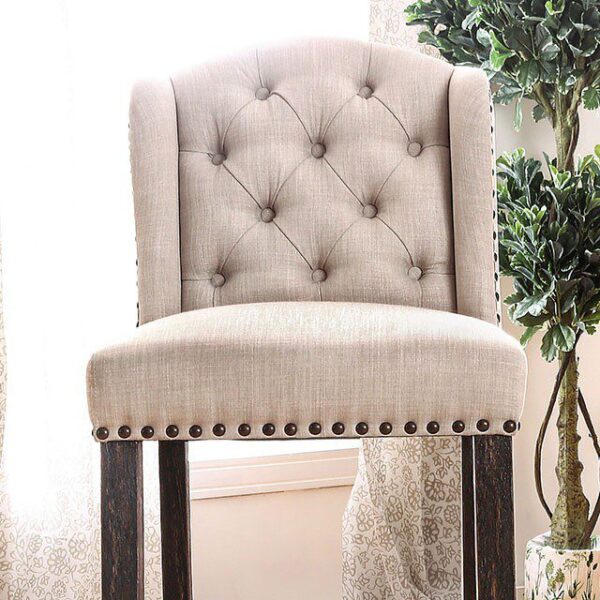 Sania Bar Chair (2/Box) CM3324BK-BCW-2PK BY Furniture of America 5
