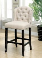 Sania Bar Chair (2/Box) CM3324BK-BCW-2PK BY Furniture of America 8