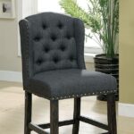Sania Counter Ht. Chair (2/Box) CM3324BK-GY-PCW-2PK BY Furniture of America 7