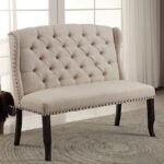 Sania Bench CM3324BK-BN BY Furniture of America 7