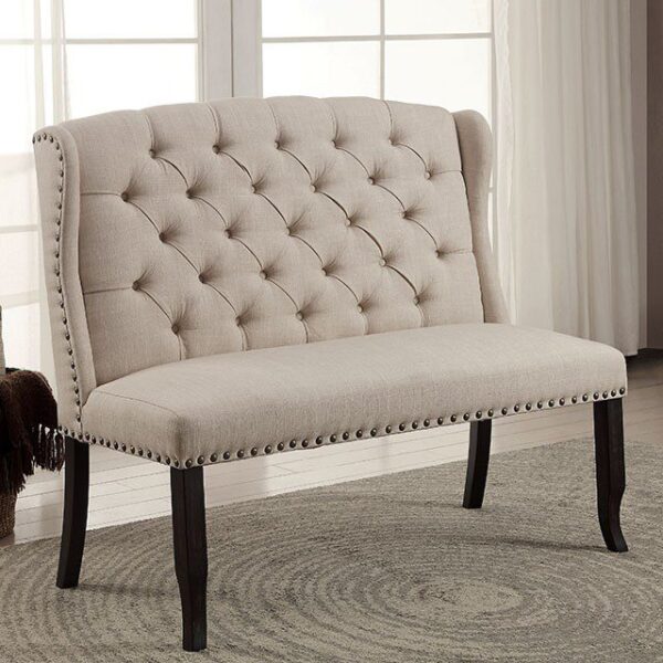 Sania Bench CM3324BK-BN BY Furniture of America 5