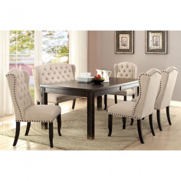 Sania Bench CM3324BK-BN BY Furniture of America 6