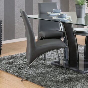 Wailoa Side Chair, Gray (2/Box) CM8370GY-SC-2PK BY Furniture of America