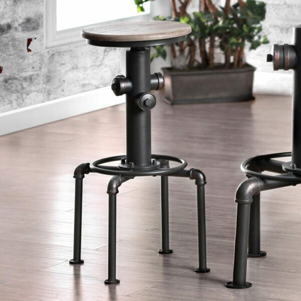 Foskey Bar Chair (2/Box) CM3367BC-2PK BY Furniture of America 5