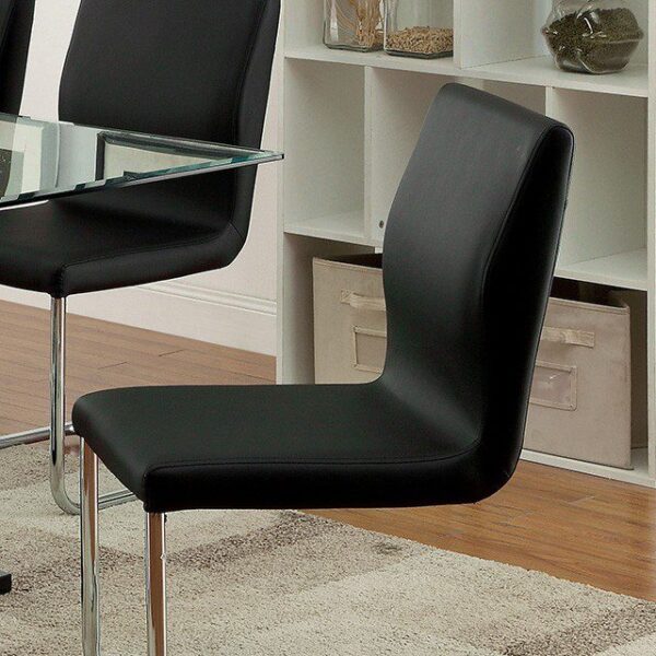 Lodia Side Chair (2/Box) CM3825BK-SC-2PK BY Furniture of America 7