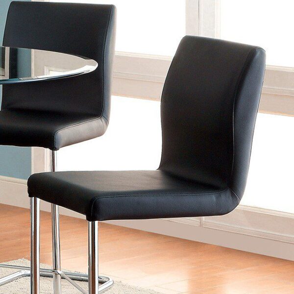 Lodia Counter Ht. Chair (2/Box) CM3825BK-PC-2PK BY Furniture of America 10