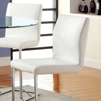 Lodia Counter Ht. Chair (2/Box) CM3825WH-PC-2PK BY Furniture of America
