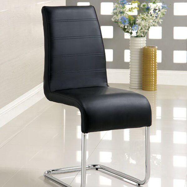 Mauna Side Chair (2/Box) CM8371BK-SC-2PK BY Furniture of America 8
