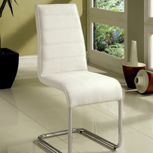 Mauna Side Chair (2/Box) CM8371WH-SC-2PK BY Furniture of America 8