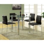 Kona Counter Ht. Chair (2/Box) CM8320BK-PC-2PK BY Furniture of America 10