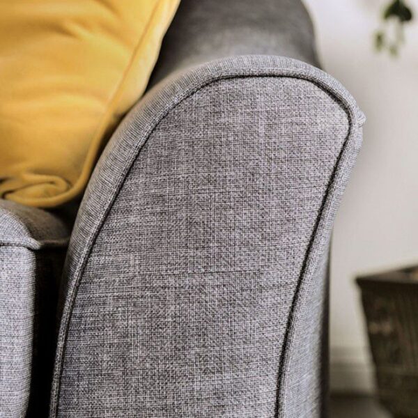 Light Gray Jarrow Sofa SM8001-SF  BY Furniture of America 14