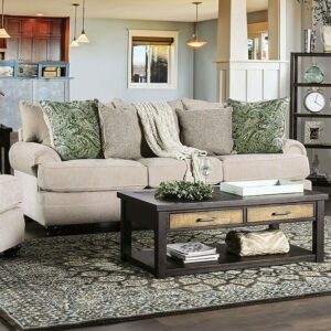 Cream Hatfield Sofa SM5158-SF BY Furniture of America