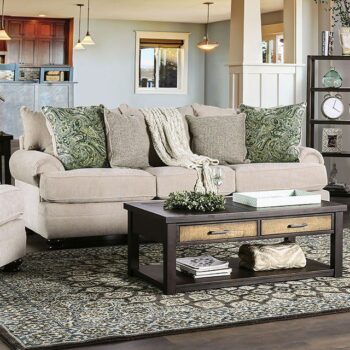 Cream Hatfield Sofa SM5158-SF BY Furniture of America