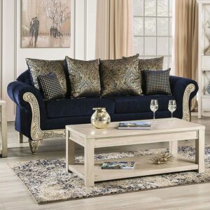 Royal Blue Marinella Sofa SM7744-SF BY Furniture of America
