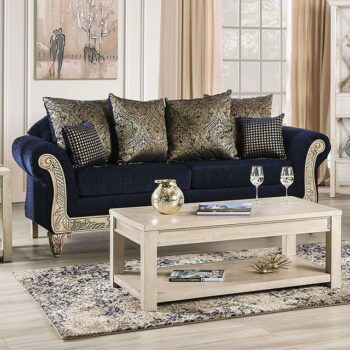 Royal Blue Marinella Sofa SM7744-SF BY Furniture of America