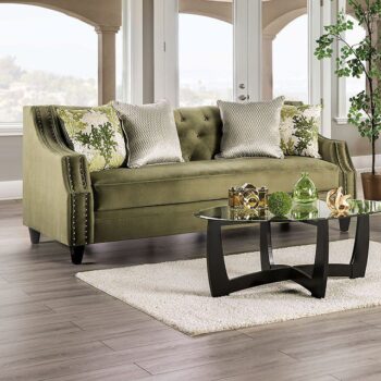 Green Kaye Sofa SM2684-SF  BY Furniture of America