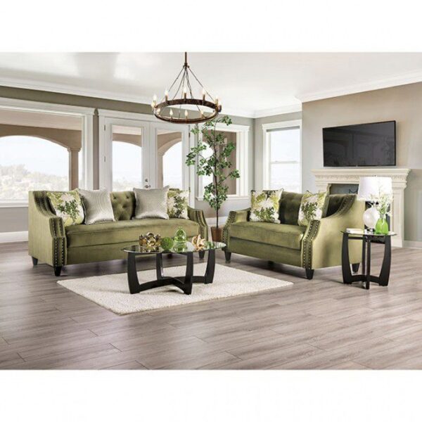 Green Kaye Sofa SM2684-SF  BY Furniture of America 11