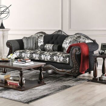 Black Ronja Sofa SM6432-SF BY Furniture of America