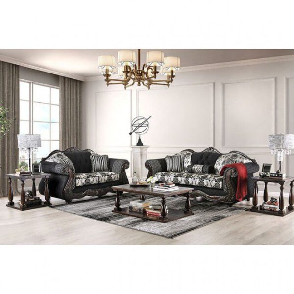 Black Ronja Sofa SM6432-SF BY Furniture of America 7