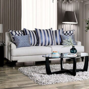 Light Gray Sisseton Sofa SM2207-SF  BY Furniture of America