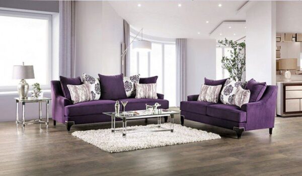 Purple Sisseton Sofa SM2208-SF  BY Furniture of America 11