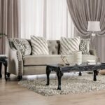 Light Brown Ezrin Sofa SM2668-SF  BY Furniture of America 9