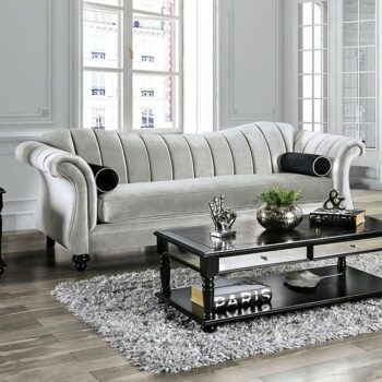 Pewter Marvin Sofa SM2227-SF  BY Furniture of America