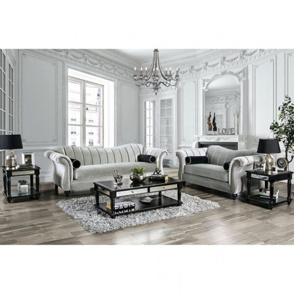 Pewter Marvin Sofa SM2227-SF  BY Furniture of America 6