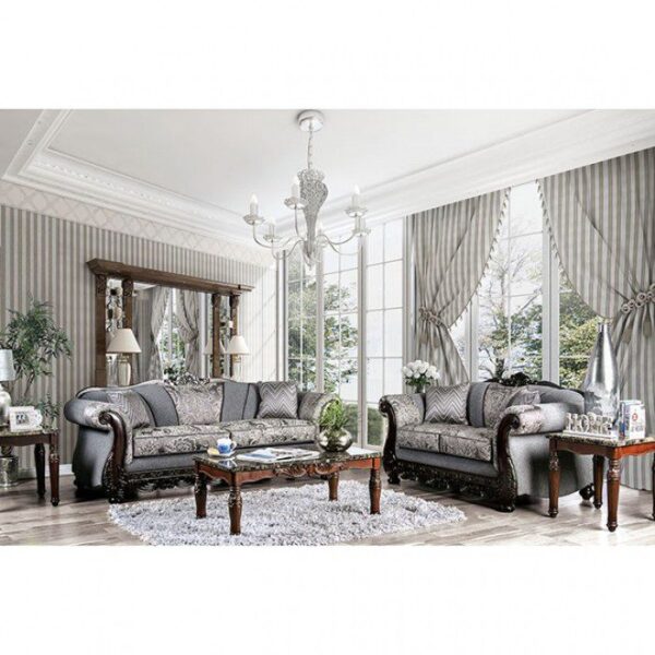 Gray Newdale Sofa SM6424-SF  BY Furniture of America 7