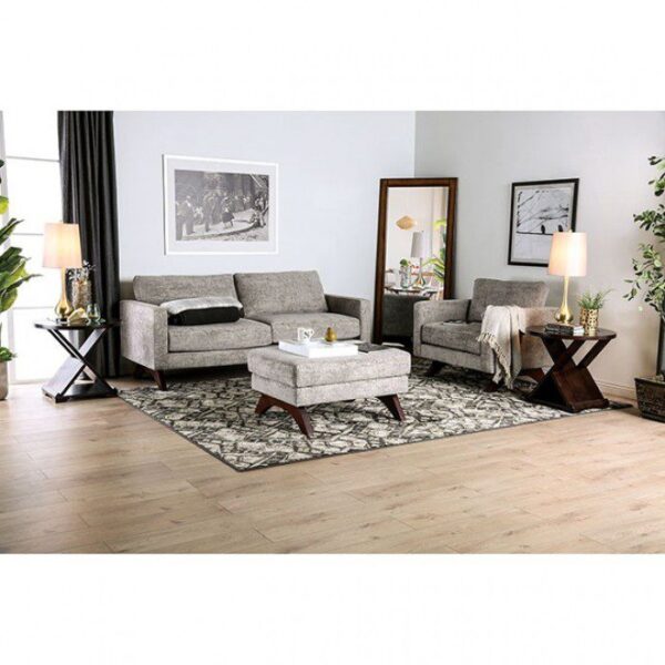 Gray Harlech Ottoman SM8004-OT By Furniture of America 6