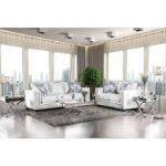 Off-White, Blue Ilse Sofa SM2675-SF  BY Furniture of America 18