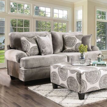 Gray, Pattern Bonaventura Sofa SM5142GY-SF  BY Furniture of America