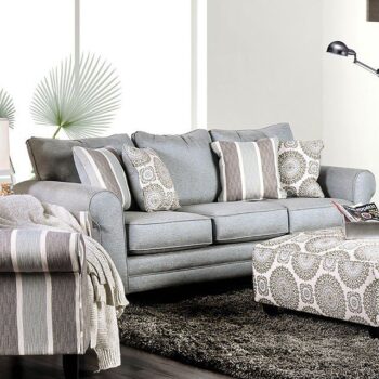 Blue Gray Misty Sofa SM8141-SF  BY Furniture of America