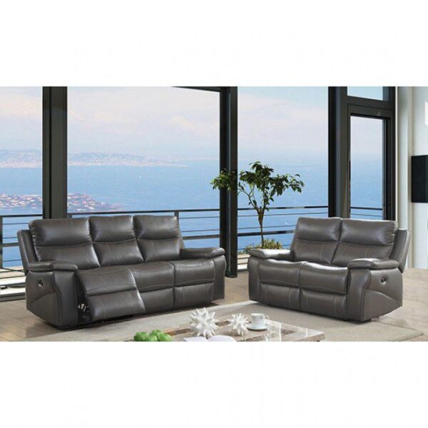 Gray Lila Love Seat CM6540-LV BY Furniture of America 10