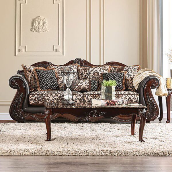 Brown, Espresso Jamael Sofa SM6405-SF  BY Furniture of America 9