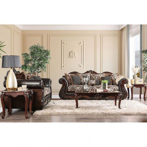 Brown, Espresso Jamael Sofa SM6405-SF  BY Furniture of America 14